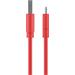 USB 2.0-kabel A hane > microB hane, 1 meter, röd