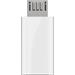 USB-adapter, USB-C hona till USB 2.0 microB hane, vit