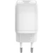 Goobay GaN-laddare, 2xUSB-C 1x USB A, PD, 65 Watt, vit