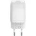 Goobay GaN-laddare, 2xUSB-C 1x USB A, PD, 65 Watt, vit