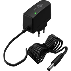 Goobay spänningsadapter, 12 Volt 0.6 A / 7.2 W, 5.5x2.5