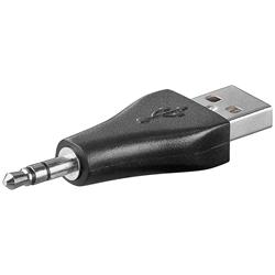 USB 2.0-adapter, USB A hane till 3-polig 3.5 mm hane