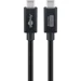 Goobay USB4 Version 2.0-kabel, 80 Gbps, 240 W, 1.2 meter