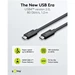 Goobay USB4 Version 2.0-kabel, 80 Gbps, 240 W, 1.2 meter