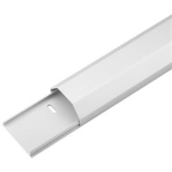 Kabelkanal i aluminium, vit 50 mm x 1.1 meter, 2-pack