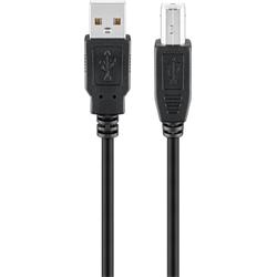 USB 2.0-kabel, A hane till B hane, 1 meter