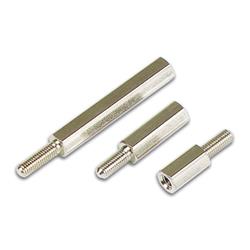 Distansskruv i metall, M 3, inv/utv, 5 mm, 4-pack