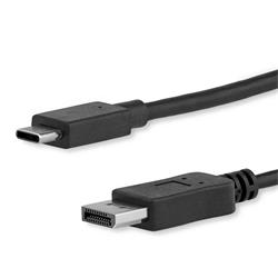1,8 m USB-C till DisplayPort-kabel - 4K 60 Hz - Svart
