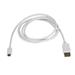 1,8 m USB-C till DisplayPort-kabel - 4K 60Hz - Vit