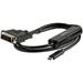 1 m USB-C till DVI-kabel - 1920 x 1200 - Svart