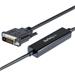 2 m USB-C till DVI-kabel - 1920 x 1200 - Svart