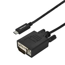 3 m USB-C till VGA-kabel - 1920 x 1200 - Svart