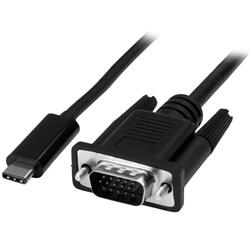 1 m USB-C till VGA-kabel - 1920 x 1200 - Svart