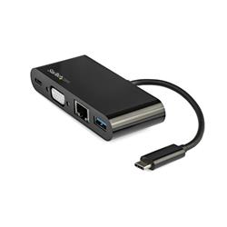 USB-C VGA Multiport Adapter - Strömförsörjning (60 W) - USB 3.0 - GbE