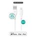 eSTUFF INFINITE-kabel, USB A till Lightning, 1 meter