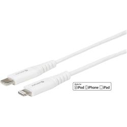 eSTUFF USB 2.0-kabel, USB-C till Ligthning, 2 meter, vit