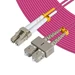 MicroConnect fiberkabel LC till SC, Duplex OM4, 1 meter