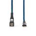 Nedis USB 2.0-kabel, C hane till 180° Lightning, 2 meter