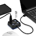 Gearlab 4-port USB 3.2 hub med USB A-kabel