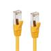 MicroConnect patchkabel CAT 6A S/FTP, gul 0.25 meter