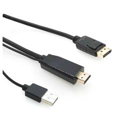 MicroConnect adapterkabel HDMI till DisplayPort, 2 meter