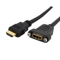 91 cm standard HDMI-kabel för panelmontering - F/M