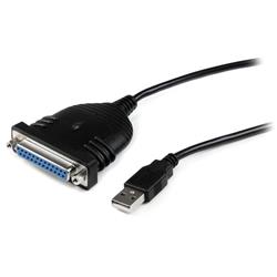 1,8 m USB till DB25 parallell skrivaradapterkabel - M/F