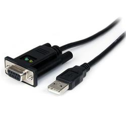 Nollmodemkabel USB till RS232 DB9 