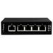 Okontrollerad industriell Gigabit Ethernet-switch med 5-portar - DIN-Rail-/väggmonterbar