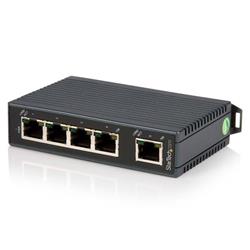 Industriell Ethernet-switch med 5-portar - DIN Rail-monterbar