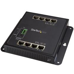 Gigabit ethernetswitch med 8 portar och Lager 2-hantering