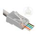 Easy-Connect RJ45-kontakt, CAT 6A FTP, 10-pack