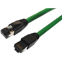 MicroConnect nätverkskabel CAT 8.1, grön 7.5 meter