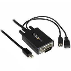 Mini DisplayPort till VGA-kabeladapter med audio - 3 m