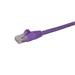 Cat6 Ethernet patchkabel med hakfria RJ45-kontakter - 5 m, lila