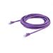 Cat6 Ethernet patchkabel med hakfria RJ45-kontakter - 5 m, lila