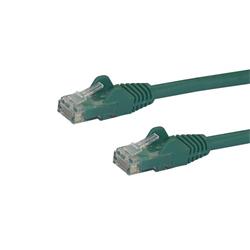 Cat6 patchkabel med hakfria RJ45-kontakter - 30,4 m, grön