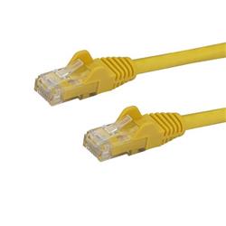 Cat6 patchkabel med hakfria RJ45-kontakter - 7 m, gul