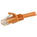 Cat6-patchkabel med hakfria RJ45-kontakter – 3 m, orange