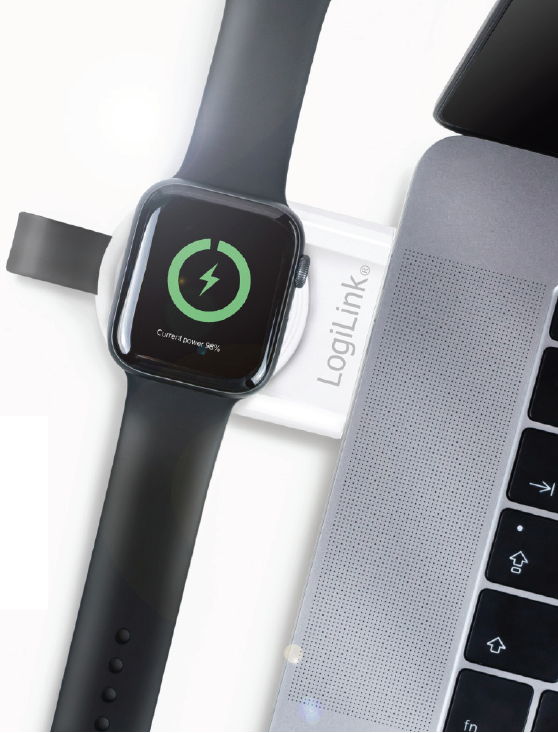 LogiLink PA0245, trådlös laddare för Apple iWatch