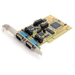 RS232/422/485 PCI seriell kortadapter med 2 portar och ESD-skydd