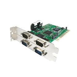 PCI RS232 seriell kortadapter med 4 portar och 16550 UART