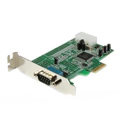 Native RS232 PCI express seriellt kort i lågprofil med 16550 UART och 1 portar