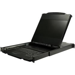 17-tums HD-rackmonterad KVM-konsol - Dual Rail