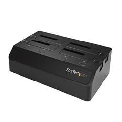 SATA/HDD dockningsstation med 4 fack - För 2.5"/3.5" SSD/HDD - USB 3.1 (10 Gbps)