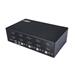 4-ports Dual DisplayPort KVM-switch - 4K 60 Hz