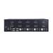 4-ports Dual DisplayPort KVM-switch - 4K 60 Hz