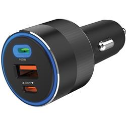 Sandberg Car Charger 3in1 130W USB-C PD