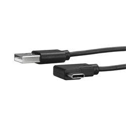 USB-A till USB-C-kabel - högervinklad - M/M - 1 m - USB 2.0