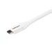 USB-C till USB-C-kabel med 5A PD - M/M - vit - 2 m - USB 2.0 - USB-IF-certifierad